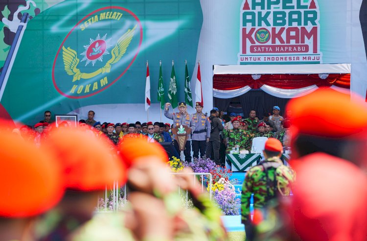 Kapolri Pimpin Apel Akbar Kokam, Perkuat Sinergitas Dukung Program Pemerintah