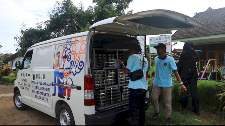 Awal Tahun 2026 3 SPPG Polres Magetan Kembali Salurkan Program MBG